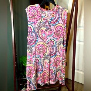 Womens Plus Size 2X Paisley Tunic